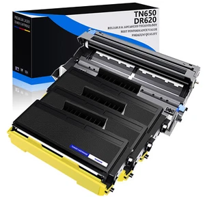 3PK TN650 Toner Nero + 1PK DR620 Unità Batteria per Brother DCP-8050DN DCP-8080DN - Foto 1 di 23