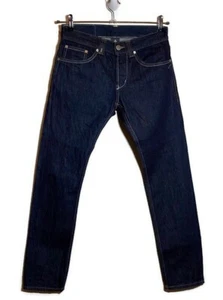 Dondup LUCKY Jeans Dark Wash Indigo Herren Größe 29 Selvedge Made in Italy - Bild 1 von 9