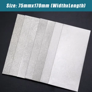 75x170mm Rectangle Diamond Grinding Disk Saw Blade Glass Polishing Sheet Pads - Picture 1 of 5