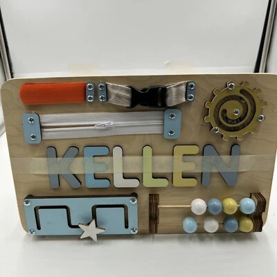 Personalized Name Puzzle Toys Customized Educational Wooden Puzzle “KELLEN” - Image 1 of 4