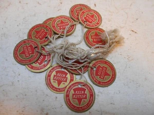 12 Vintage Original Keen Kutter Sammler Hängeetiketten Verkaufspreisschilder - Bild 1 von 3
