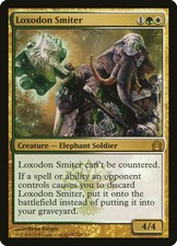 1X Loxodon Smiter Return to Ravnica NM/EX FOIL MTG CARD