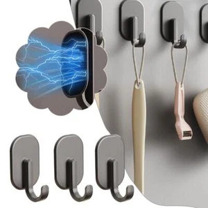 Magnetic Refrigerator Hook Strong Suction Non-marking Hooks No-hole Punchi ZUB - Picture 1 of 17