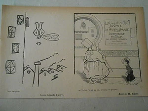 1903 Caricature Humour Dans l'espace dessin de Sacha Guitry - Picture 1 of 1