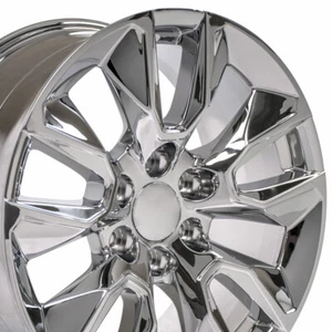 20" Chrome 5916 Rim Fits Chevy Tahoe Silverado Wheel 2337622 20x9 - Picture 1 of 5
