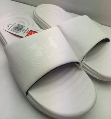 Sandalias Under Armour Ansa Fix SL blancas para mujer talla 9 UA Foto 1 de 4