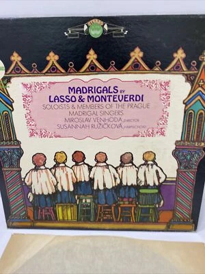 Madrigals By Lasso and Monteverdi-Miroslav Venhoda Director, LP - Image 1 of 4