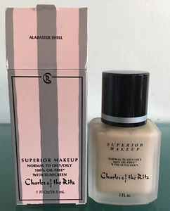 VINTAGE-CHARLES-OF-THE-RITZ SUPERIOR MAKEUP “ALABASTER SHELL” 1 FL. Oz. RARE - Picture 1 of 4