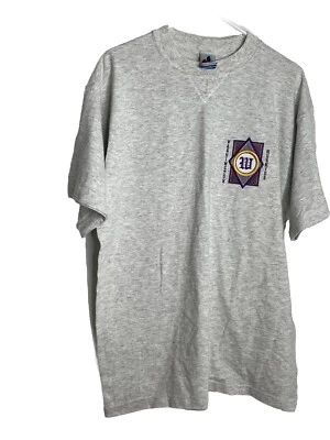 Vintage Washington Huskies Shirt 90s Embroidered Tee USA Made Rose Bowl L  - Image 1 of 4