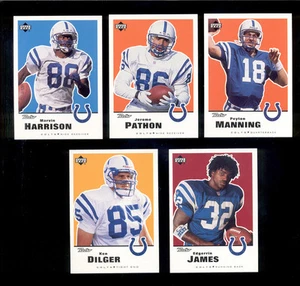 1999 Retro Indianapolis Colts Set PEYTON MANNING MARVIN HARRISON EDGERRIN JAMES - Bild 1 von 1