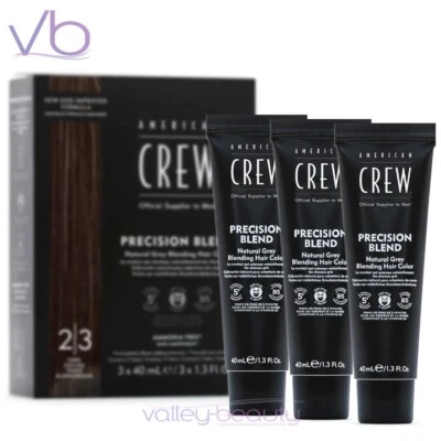 AMERICAN CREW Precision Blend Dark 2/3 | Grey Blending Hair Color for Men - Image 1 of 3