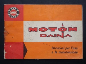 GEBRAUCHS- UND WARTUNGSHEFT MOTOM DAINA  - Bild 1 von 1