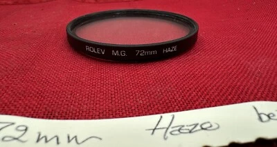 Vintage ROLEV M.G. 72mm Photo Lens Filter Haze UV Metal Glass - Image 1 of 2