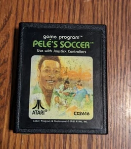 Pele's Soccer Atari 2600-Vintage Video Game Cartridge Only 1981 CX2616 - Picture 1 of 5