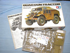 Vintage & Unassembled Tamiya 1/35 QUAD Gun Tractor model kit