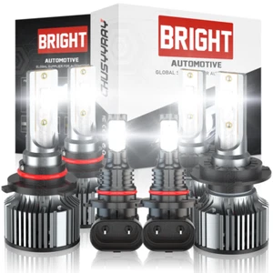 For Lexus ES350 2008 2009 6000K LED Bulbs Headlight High Low + Fog Light - Picture 1 of 14