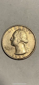 1990 WASHINGTON QUARTER ohne Münzzeichen - Bild 1 von 2