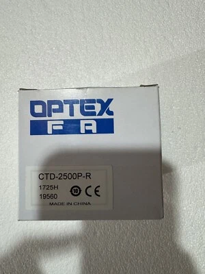 New Optex CTD-2500P-R 25 Meter Thrubeam M18 Barrel PNP 2M Cable MFGD - Image 1 of 3