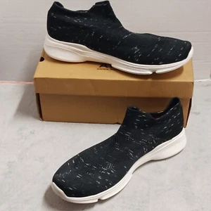 ALLY UNION MAKE FORCE Womans Running Slip On Sneakers Black Size 11 - Picture 1 of 9