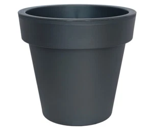 XXL Blumentopf Pflanzkübel Blumenkübel Premium Ø49cm anthrazit für Garten Balkon - Bild 1 von 1