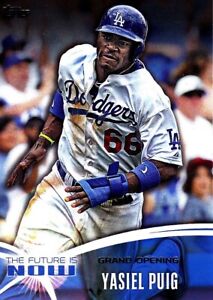 YASIEL PUIG 2014 TOPPS THE FUTURE IS NOW