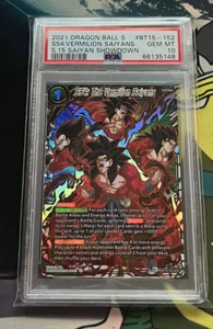 DBS PSA 10 GEMA COMO NUEVA SS4 BERMILION SAIYANS SCR BT15-152 - Imagen 1 de 5