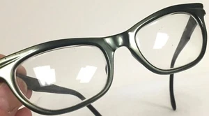 SOPHIA BUTTAFARRI AMAZING DARK GREEN VINTAGE CAT EYE RX GLASSES FRAMES MCM HIP - Picture 1 of 10