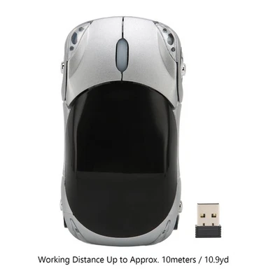 .›2.4GHz Wireless Car Mouse Smart Connection 3D Sports Car Styling Gaming Mouse - Image 1 of 4