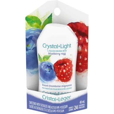 Crystal Light Liquid Drink Mix, Blueberry Razz, 48mL/1.6 oz. (16pk) - Image 1 of 4