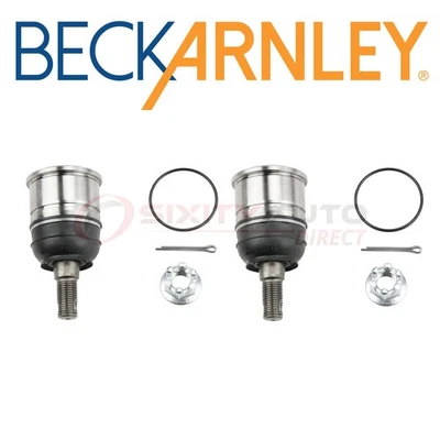 2 pc Beck Arnley Front Lower Suspension Ball Joint for 1993-1997 Honda Civic wf Foto 1 de 4