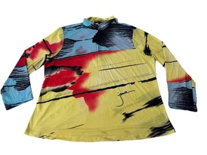 Top Pullover SUNSENSE by JAMIE SADOCK Talla XL Manga Larga 1/4 Cremallera - Imagen 1 de 6