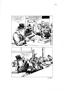 MORTIMER 6 (Ediperiodici, 1973) ORIGINAL ART page 96 by VICTOR DE LA FUENTE - Picture 1 of 1