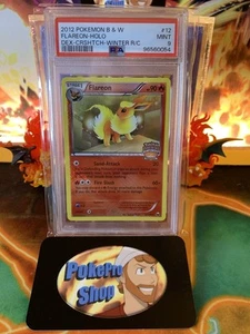 Pokemon Dark Explorers Flareon-Holo 12 Regional Crosshatch Championship - PSA 9 - Picture 1 of 3