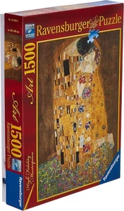 Ravensburger 16290 Jigsaw Puzzle 1500 pcs Klimt The Kiss 80 x 60 cm NEW BOX - Picture 1 of 7