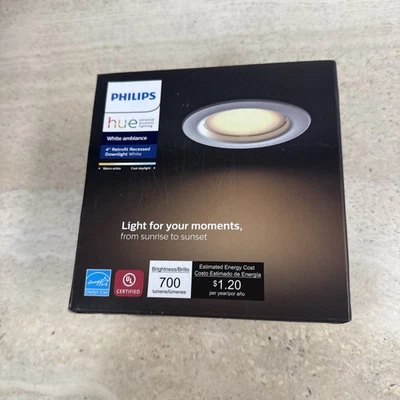 Philips Hue White Ambiance 4" LED Dimmable Smart Wireless Recessed Kit - Image 1 of 4