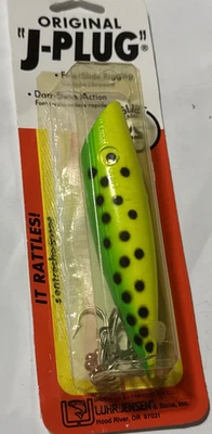 Luhr -Jenson J-Plug "El Original" #4 Sonajero Chartreuse Verde / BD Foto 1 de 2