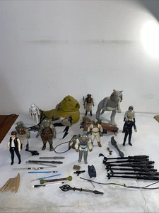 Lote de trabajo de figuras y armas vintage de Star Wars - Imagen 1 de 14