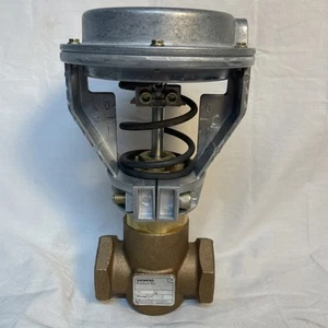 Siemens 268-03005 Regelventil mit 4" Stellantrieb und 1" NPT N/O Messingventil Neu - Bild 1 von 8