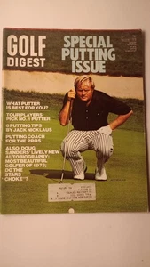Golf Digest Dec 1973 Special Putting Issue Jack Nicklaus Cover - Picture 1 of 5