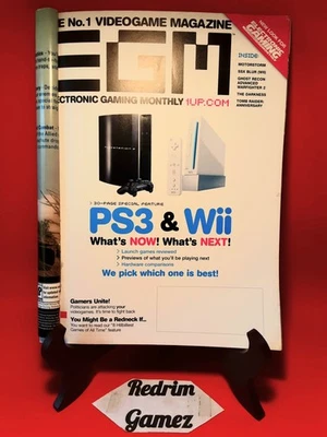 EGM #211 January 2007 Call Of Duty 3 PS3 WII Preview Electronic Gaming Monthly - Image 1 of 4