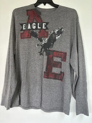American Eagle Men's Long Sleeve T-Shirt Crew Neck Athletic Fit Size XL - Image 1 of 4