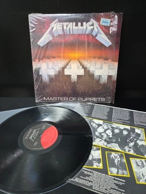 Metallica Master Of Puppets Lp Vinyl 1986 1st 'Sterling' Press Shrink/Insert EX - Image 1 of 4