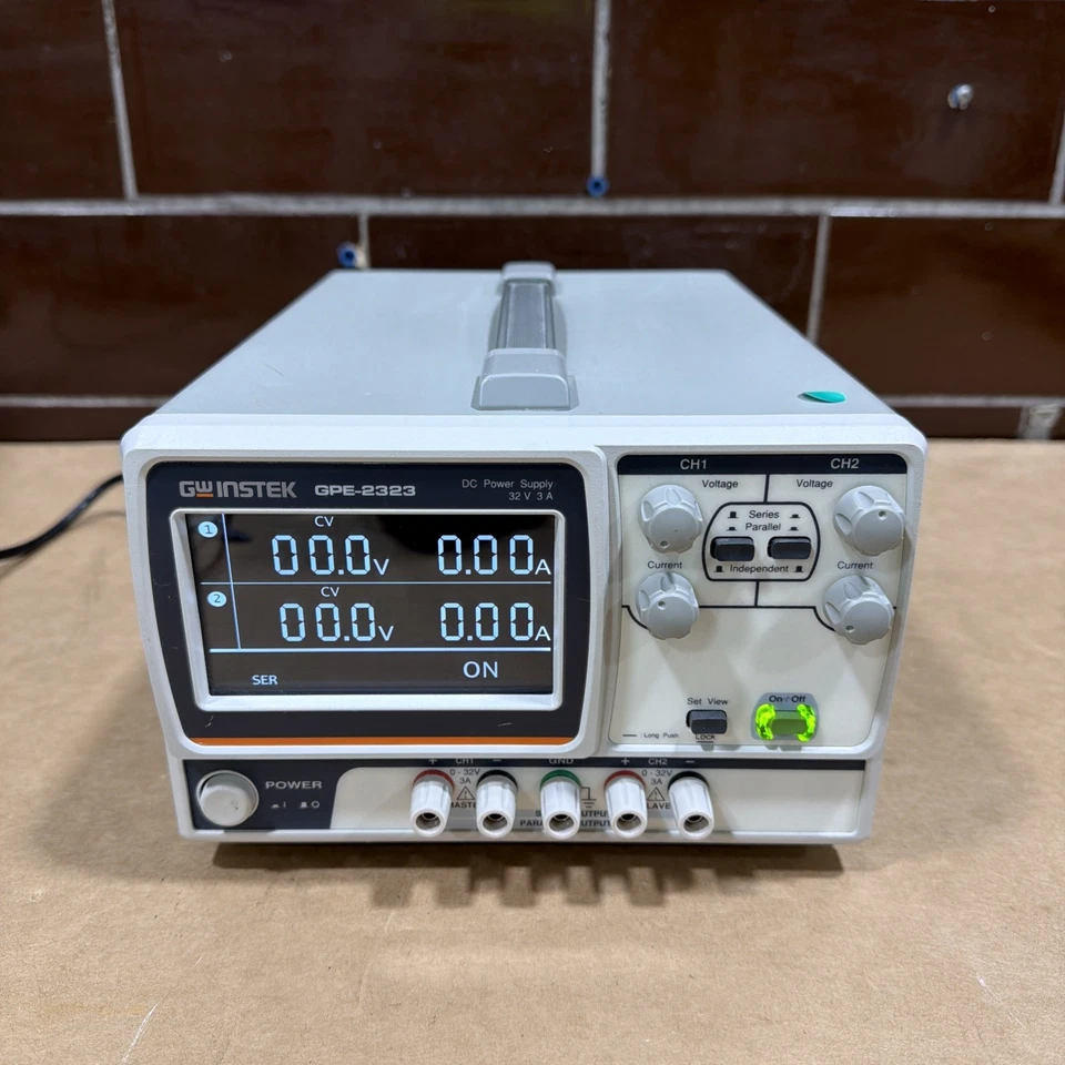 Módulo de fuente de alimentación de CC de 2 canales GW INSTEK GPE-2323 32V 3A || GARANTÍA Foto 1 de 4