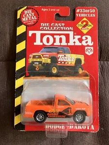 Camioneta pickup Dodge Dakota 2000 Maisto Tonka #33/50 Orange Railroad Engineering - Imagen 1 de 4