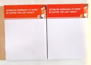 Design Design Funny Notepad 2-Pack – 75 Sheets Each - Picture 1 of 4