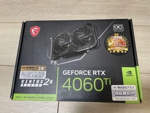 Msi Geforce Rtx 4060 Ti Ventus 2X 8Gb Gddr6 Gaming Graphics Card Dual Fan Ray - Picture 1 of 6