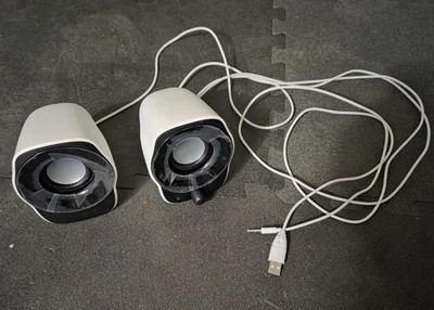 Logitech Z120 Notebook-Lautsprecher 2.0, 3,5mm, USB-Stromversorgung, Weiß - Bild 1 von 2