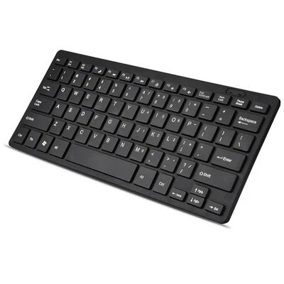 ▪ Ultra Thin Mini USB Wired Compact Keyboard For Desktop Computer Laptop PC - Image 1 of 4