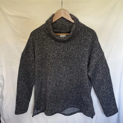 Suéter Columbia Mujer Talla XL Blanco y Negro Capucha Cuello Pullover Foto 1 de 4