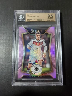 2015-16 Panini Select Thomas Muller Pink Prizm /20 BGS 9.5 - Image 1 of 4